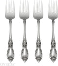 Oneida Louisiana 4-Piece Fine Salad Forks Set for Elegant Dining