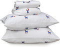 RUVANTI Flannel Sheets California King Size - Soft Warm 4 Piece Set