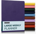 Harbor Large Weekly Monthly Planner 2025-2026 - Durable Faux Leather