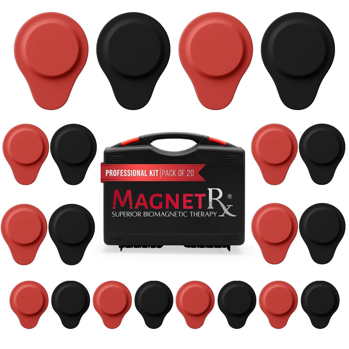 MagnetRX Neodymium Biomagnetic Magnets Kit for Therapy Relief