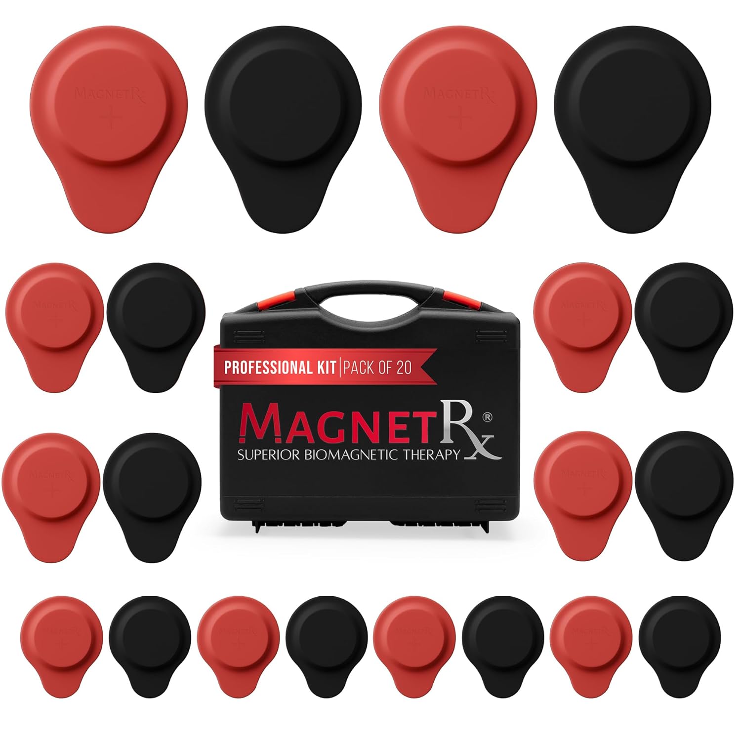 MagnetRX Neodymium Biomagnetic Magnets Kit for Therapy Relief