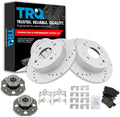 Rear Ceramic Brake Pad & Rotor Kit for 1998-2002 Honda Accord - Direct