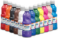 Prang Washable Tempera Paint 12-Count 16 Oz - Bright, Easy-Clean