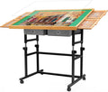 2000 Pieces Puzzle Table with Wheels, Drawers and Adjustable Tilt