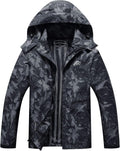 OTU Men's Lightweight Waterproof Hooded Rain Jacket - Packable Shell 2
