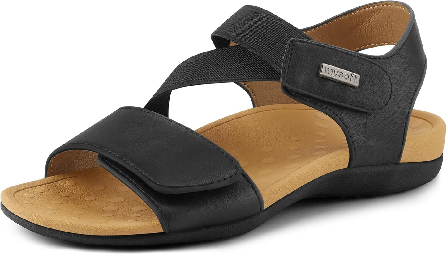 mysoft Women's Arch Support Sandals for Comfortable Walking
