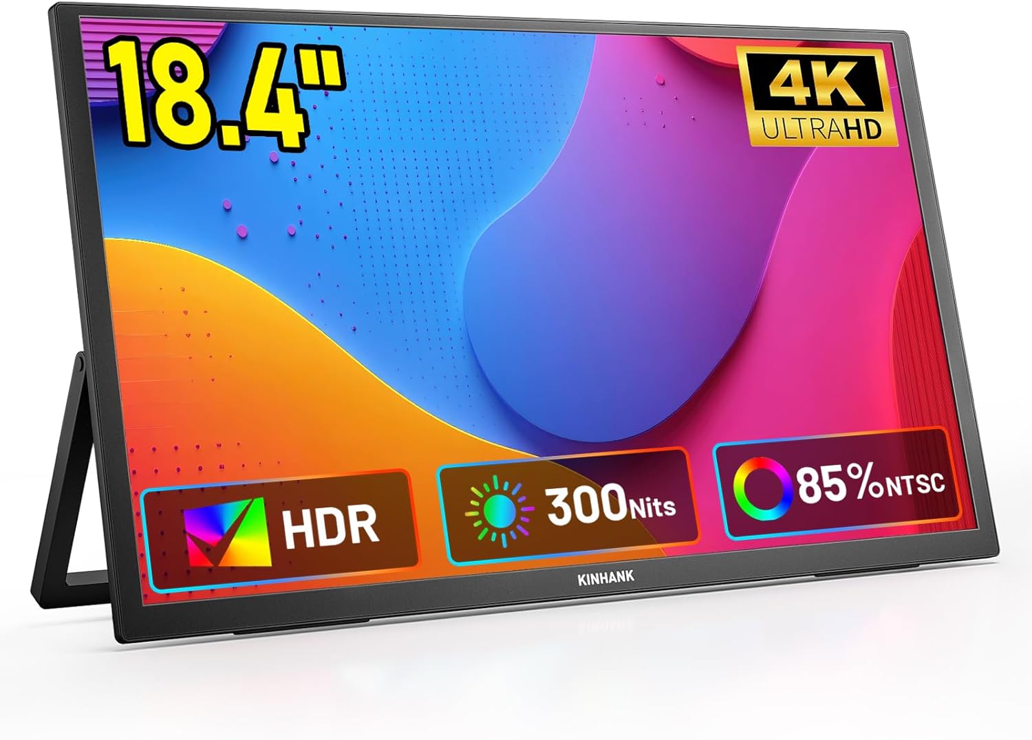 4K UHD Portable Monitor - Stunning Clarity Anywhere!
