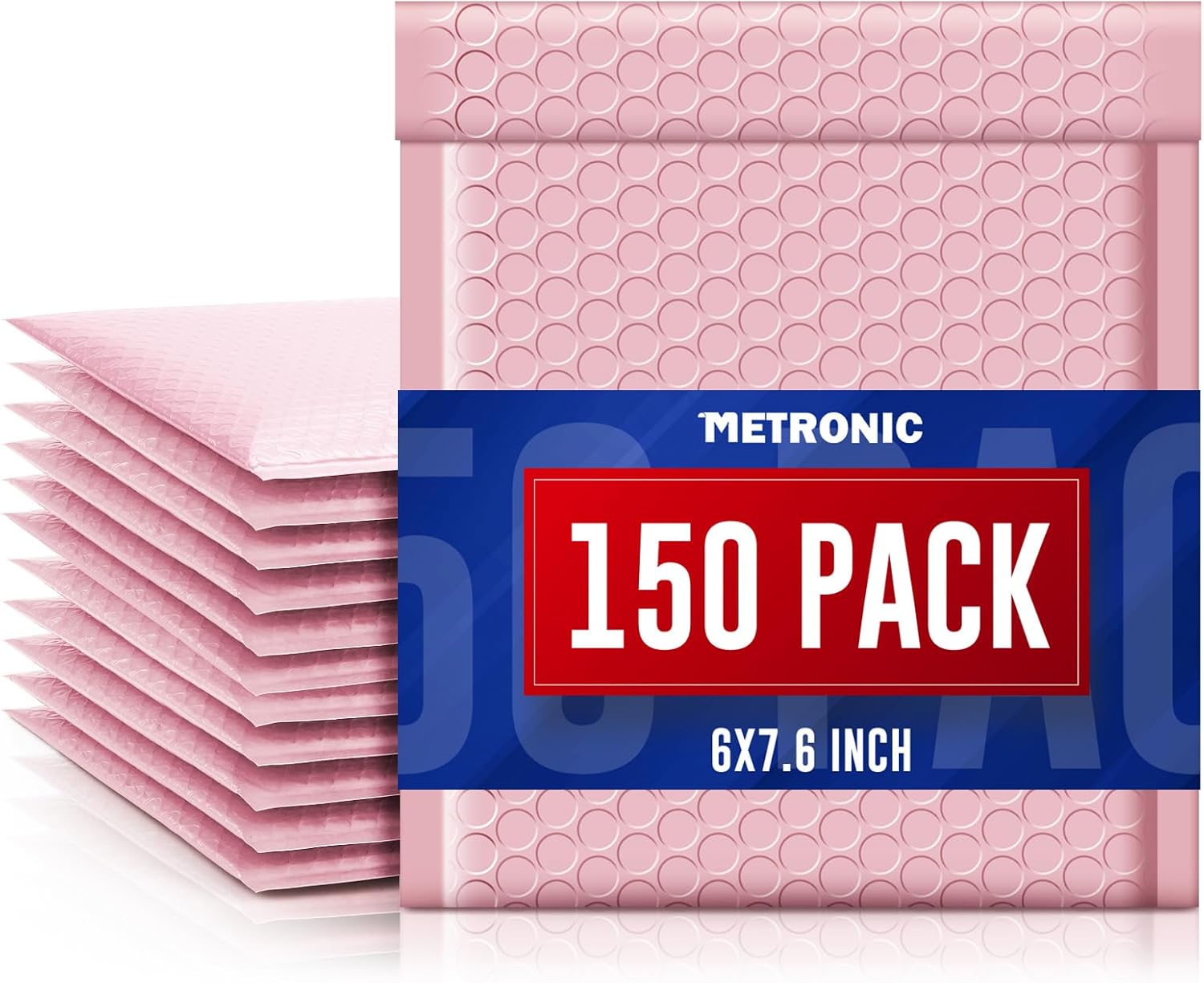 Metronic Bubble Mailers 6x9in for Jewelry and Makeup Shipping