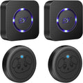 Wireless Dog Door Bell 2 Receiver 2 Transmitters Black - Potty