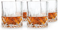 Viski Admiral Crystal Whiskey Tumbler Set for Elegant Sipping