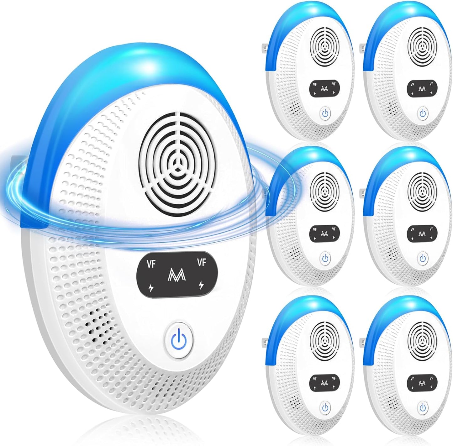 Seozio Ultrasonic Pest Repeller - 6 Pack Pest Control