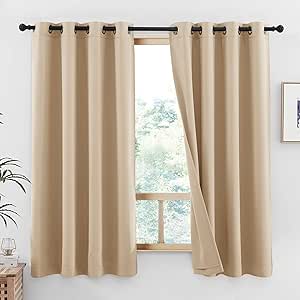 NICETOWN Full Blackout Curtain Panels for Complete Light Control