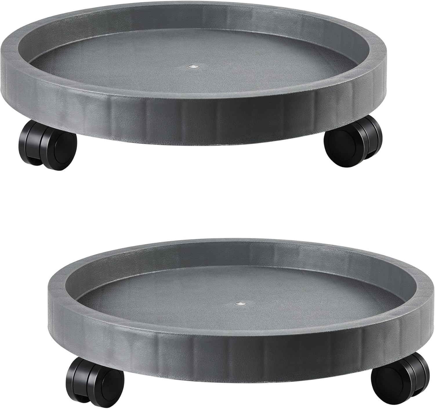 14.2 Inch Planter Caddies with Wheels for Easy Plant Movement