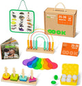 Montessori Toys for 2 Year Old - 7 in 1 Early Education Set