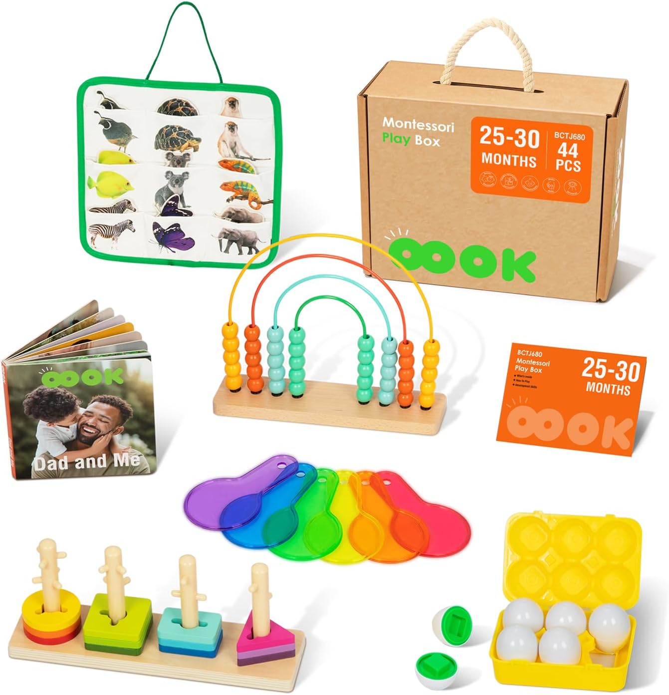 Montessori Toys for 2 Year Old - 7 in 1 Educational Fun