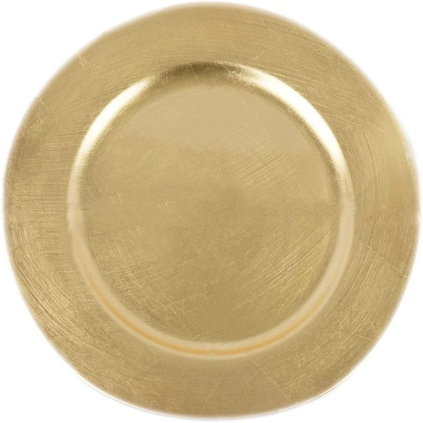 Set of 12 Gold Charger Plates - Elegant Table Decor