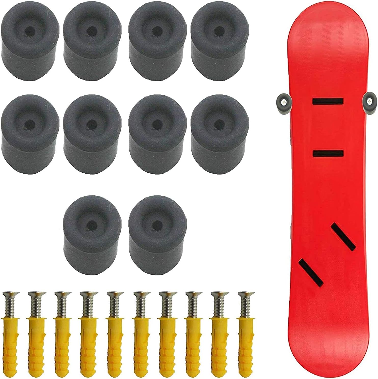Invisible Floating Ski/Snowboard Rack - Holds 5 - Protects from Scratches