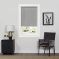 Cordless Room Darkening Mini Blinds - 36in x 64in Gray