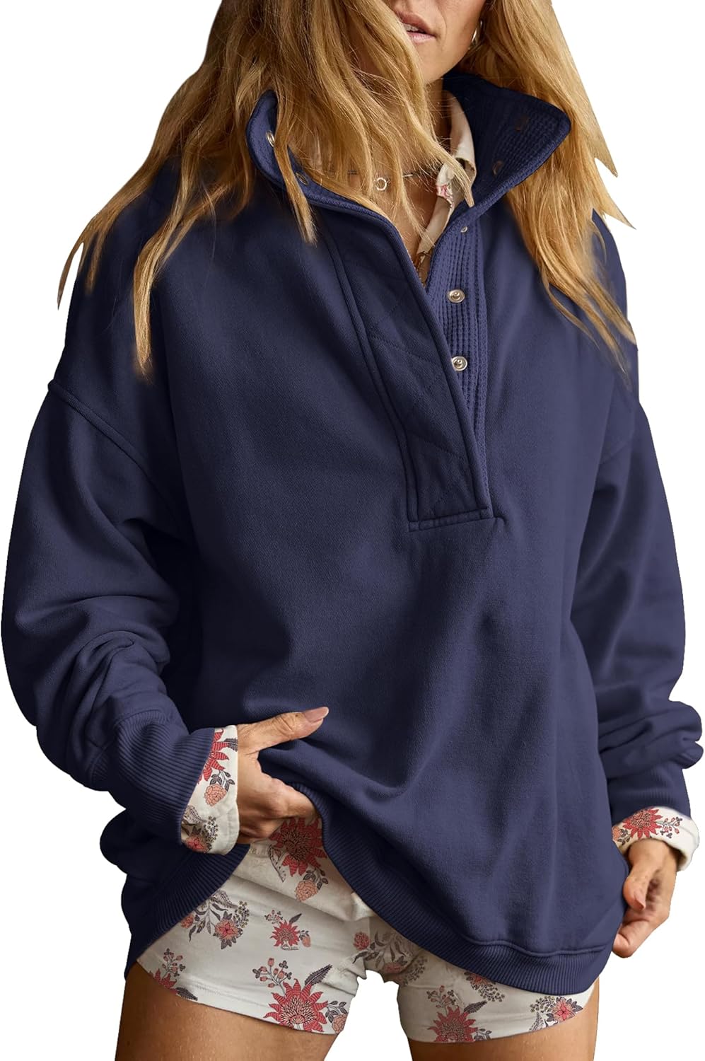 Gacaky Oversized Casual Sweatshirt for Women - Fashionable Style