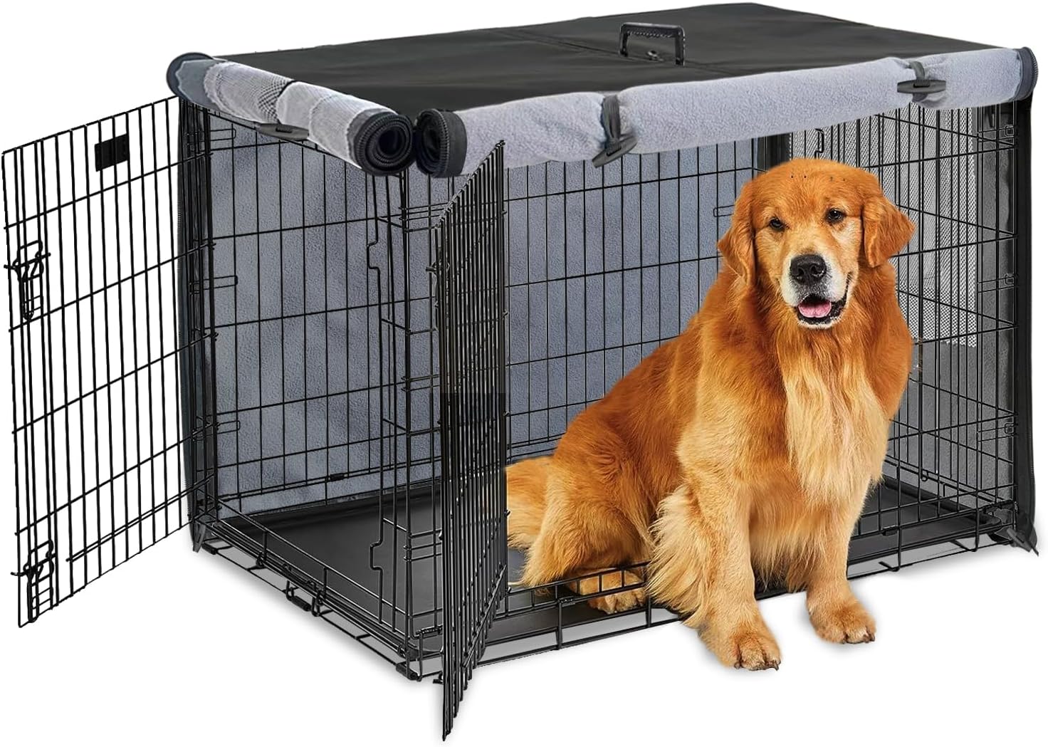 Dog Crate Cover 1200D Heavy Duty for 48 Inch Wire Crate