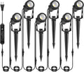 Low Voltage Landscape Lighting 6 Pack Spot Lights - Plug and Play
