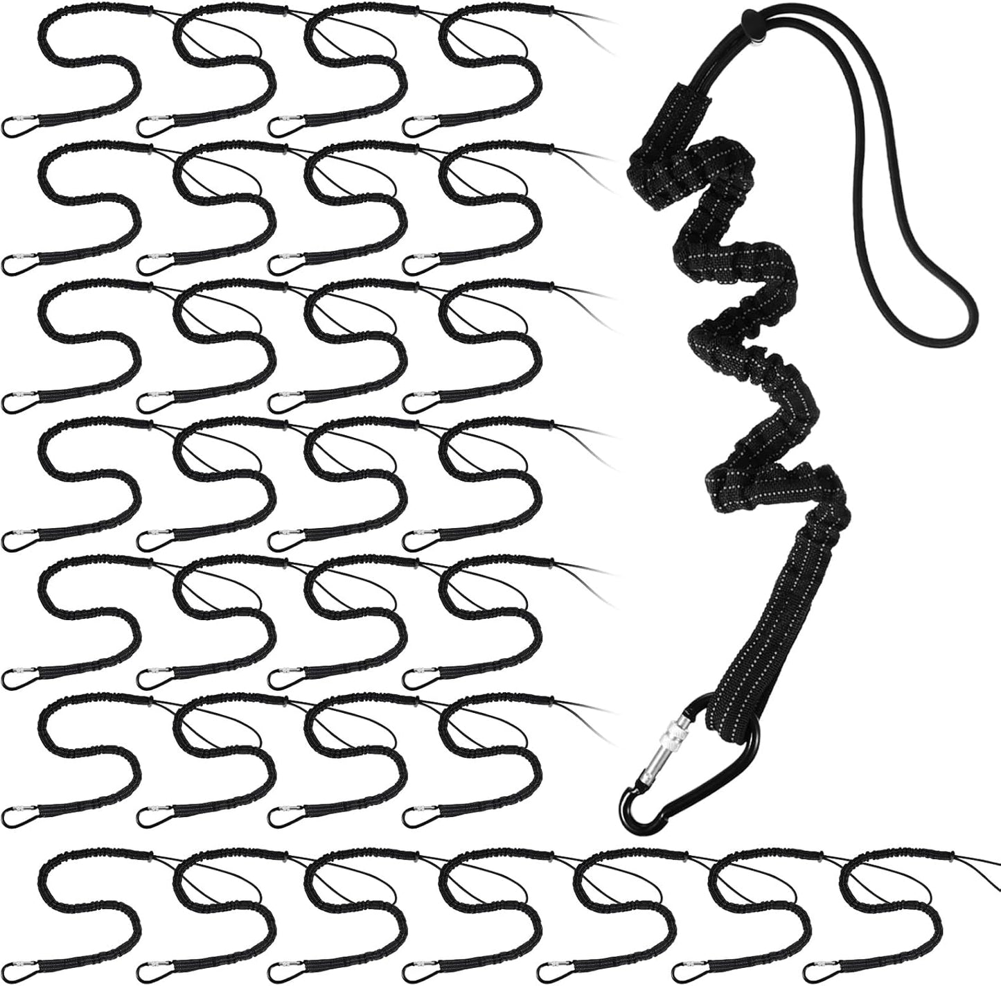 LEIFIDE Tool Lanyard 32 Pcs Safety Leash for Tools 17.6lb Max