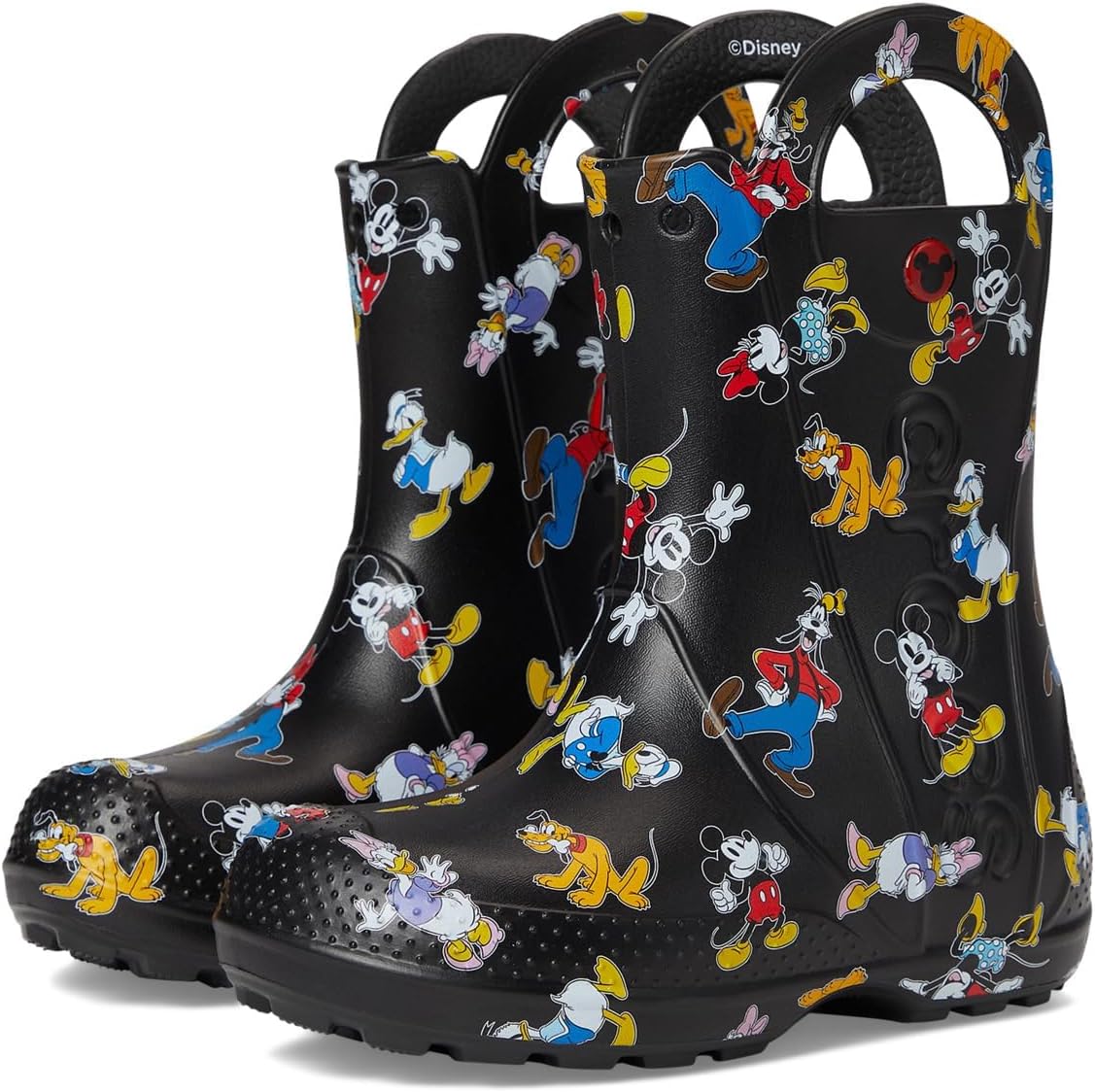 Crocs Kids' Handle It Rain Boots for Cozy Puddle Jumping Fun