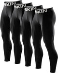 Men's Compression Pants Tights by DRSKIN - 1, 3, 4 or 5 Pack Comfort