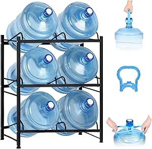 5 Gallon Water Bottle Holder for Efficient Storage and Access