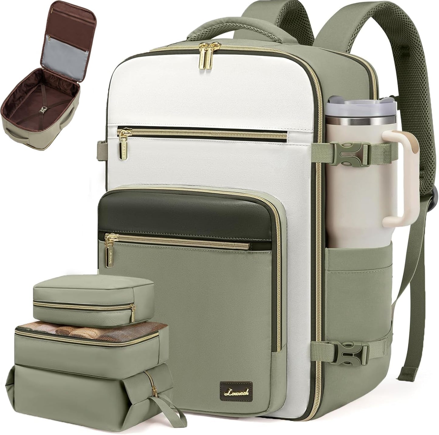 LOVEVOOK Travel Backpack for Women - 40L Carry On Bag