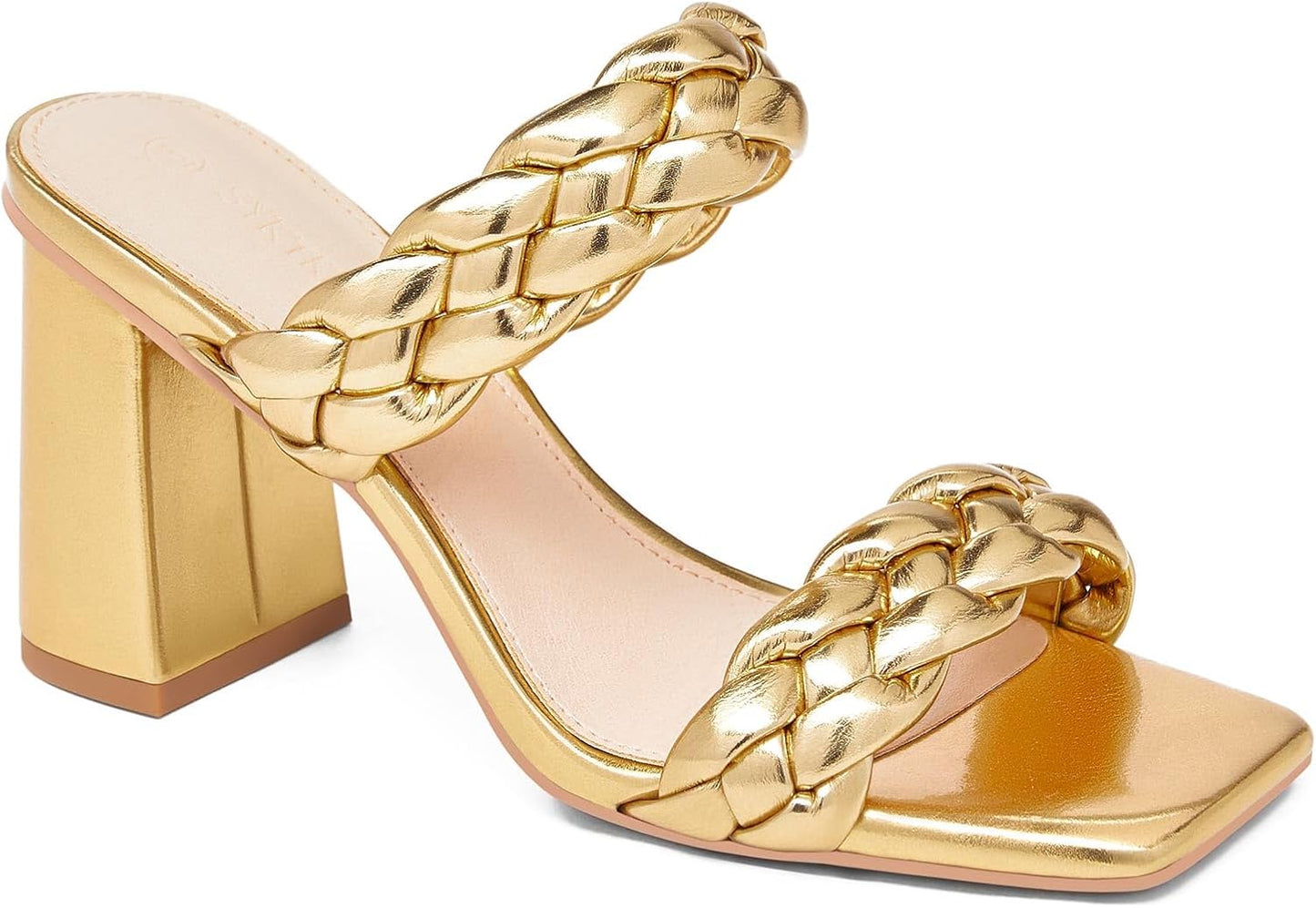 Stylish Braided Heels Sandals for Summer Dressy Occasions