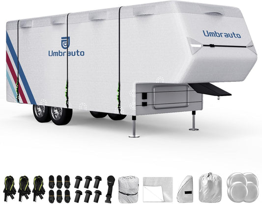 Umbrauto 5th Wheel RV Cover for 28ft - 31ft Travel Trailers