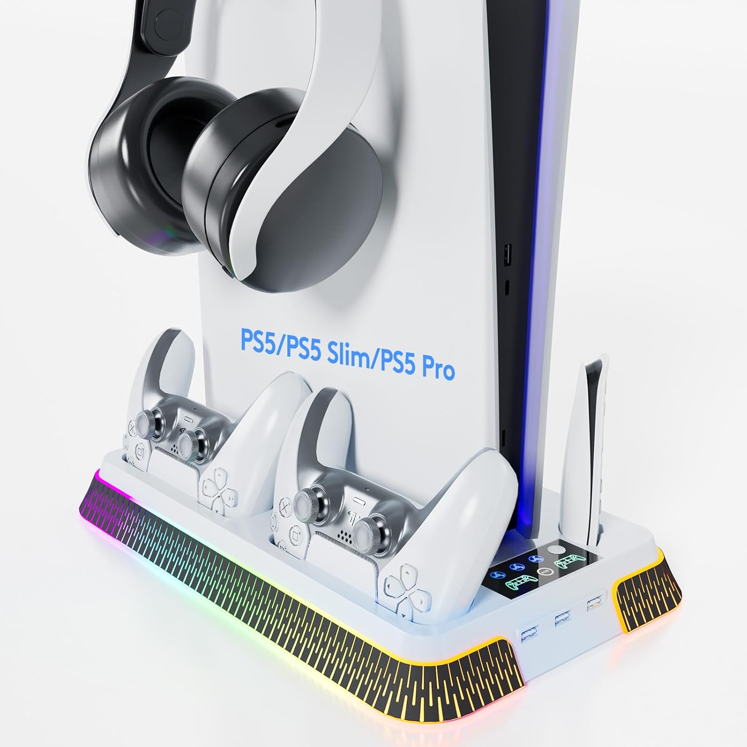 Ultimate PS5 Stand with RGB Fan - Gocheden