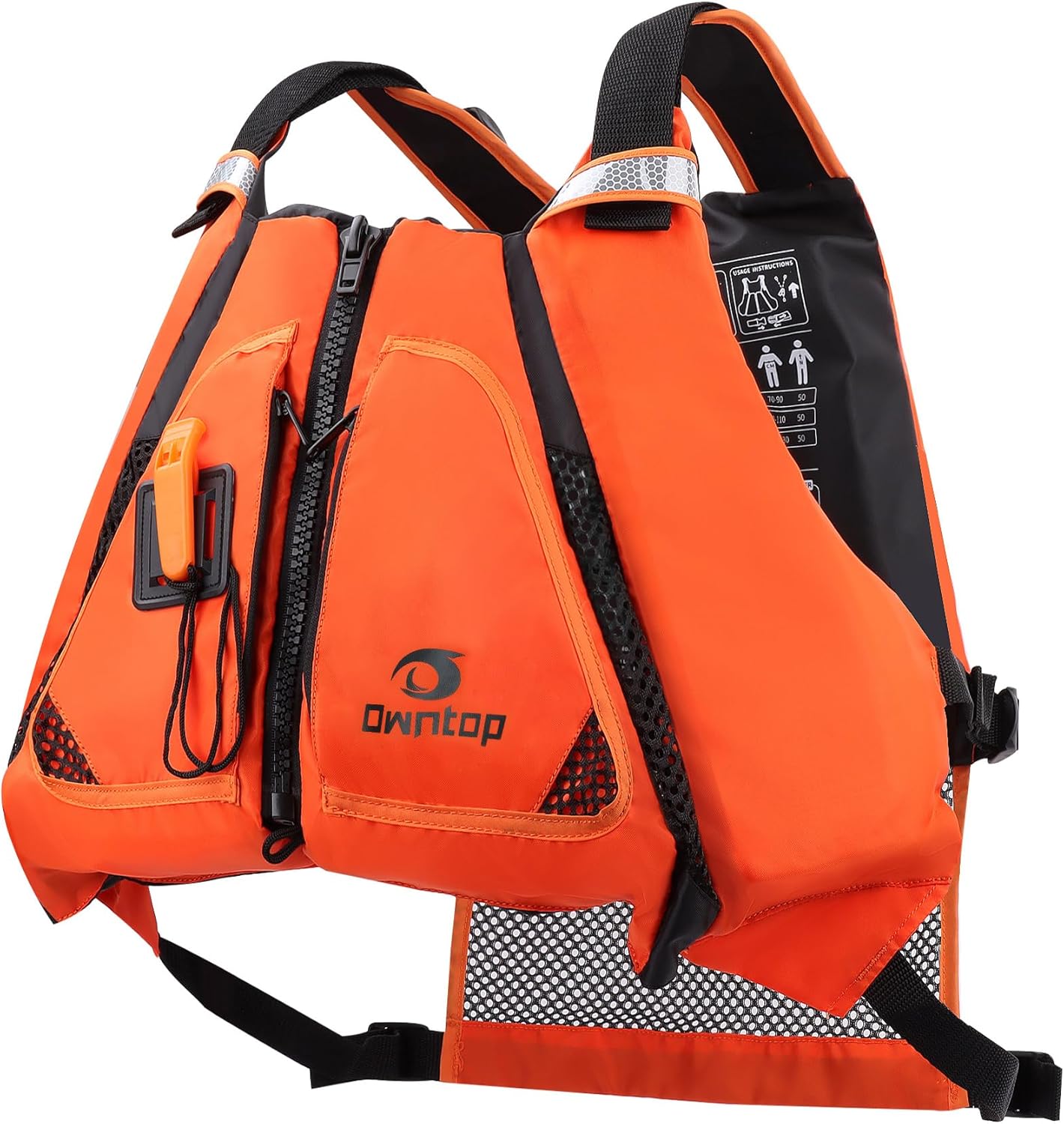 Owntop Adult Swim Vest for Kayaking, Canoeing & Boating Safety