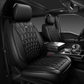 CAR PASS Luxury Leather Seat Covers Two Front Seats Only - Waterproof