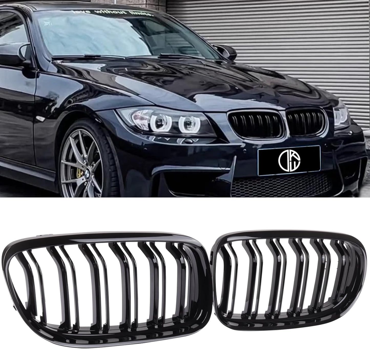 E90 Grille Front Kidney Grill for BMW 3 Series 2009-2011