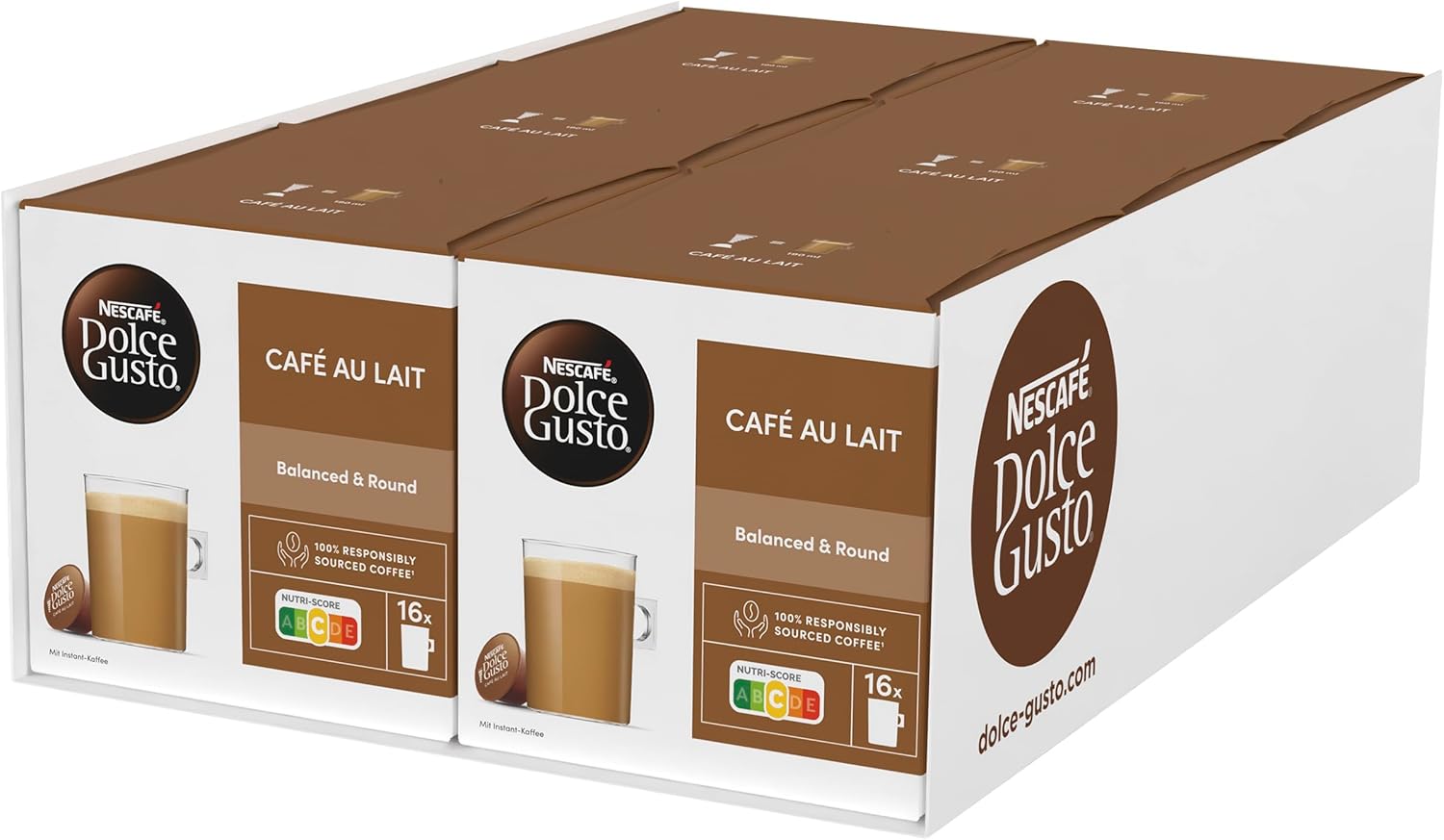 Nescafe Dolce Gusto Cafe au lait Capsules for Coffee Lovers