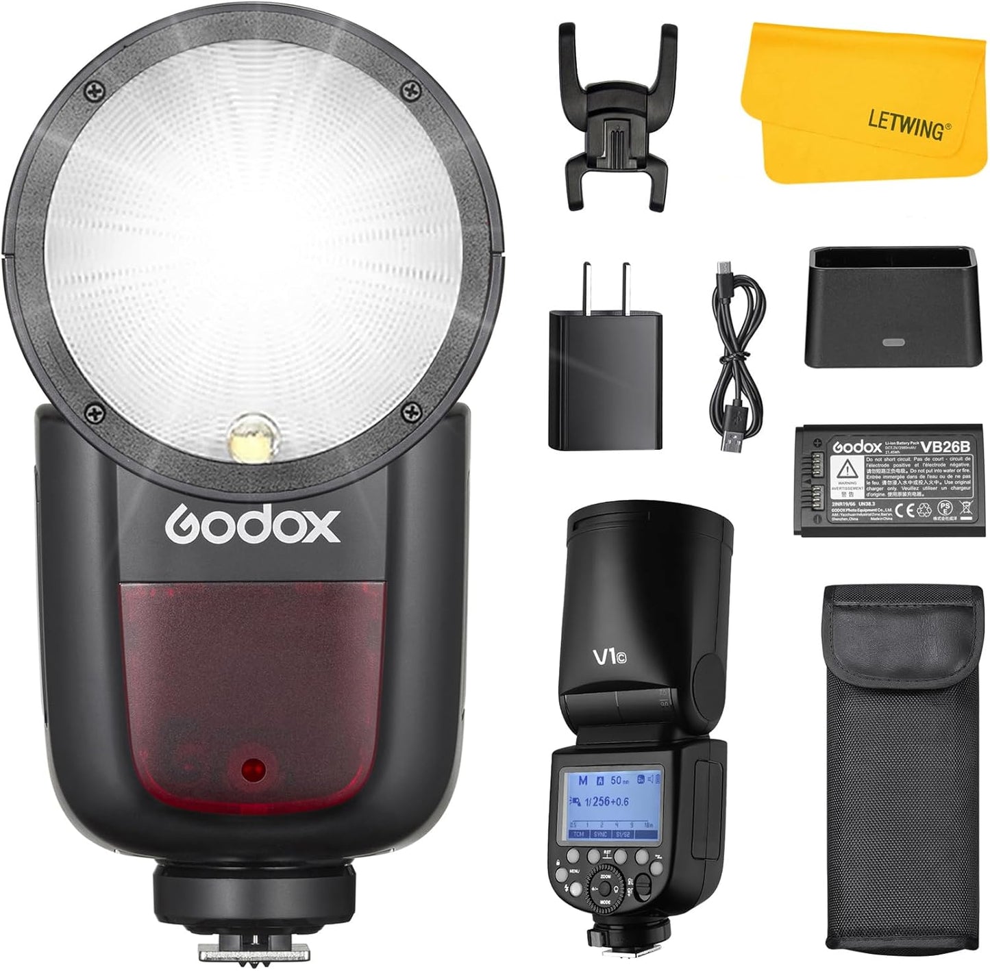 Godox V1-C Flash for Canon: Versatile TTL Round Head Flash