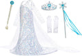 Luxury Princess Dress With Shining Cape for Girls - Birthday Dress Up