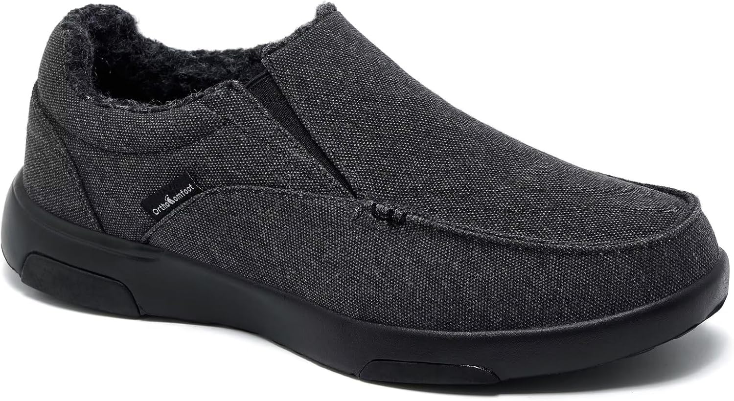OrthoComfoot Men's Orthopedic Slip-On Shoes for Foot Pain Relief