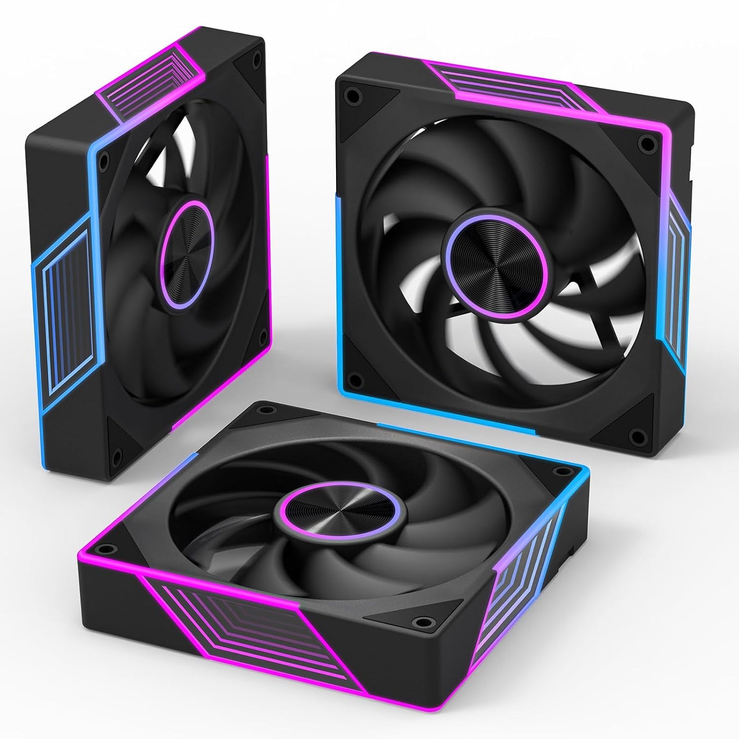 120mm ARGB Computer Case Fan with Infinity Mirror Design