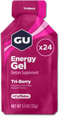 GU Energy Original Sports Nutrition Energy Gel, Tri-Berry