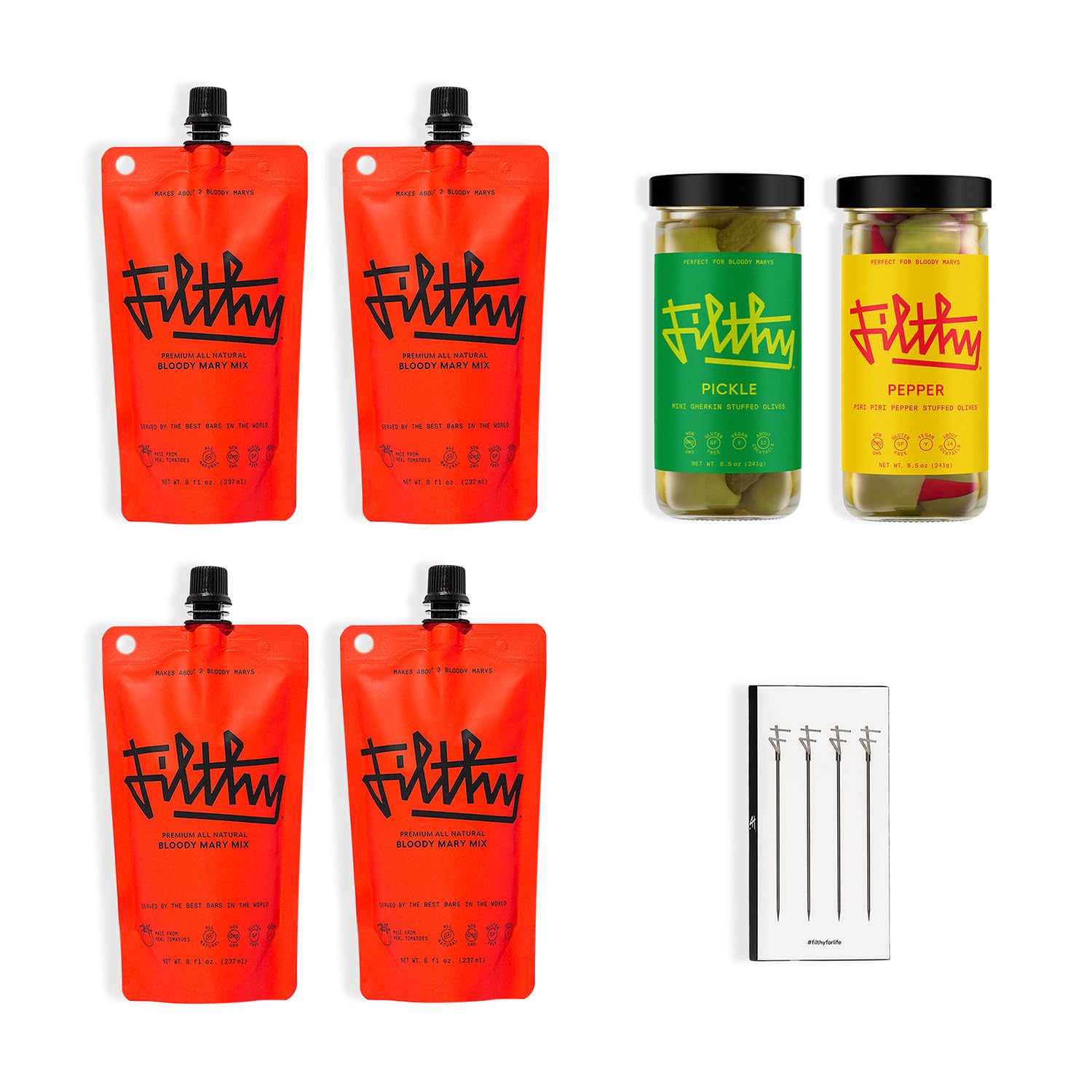 Filthy Bloody Mary Cocktail Kit for Bold Bar-Quality Drinks
