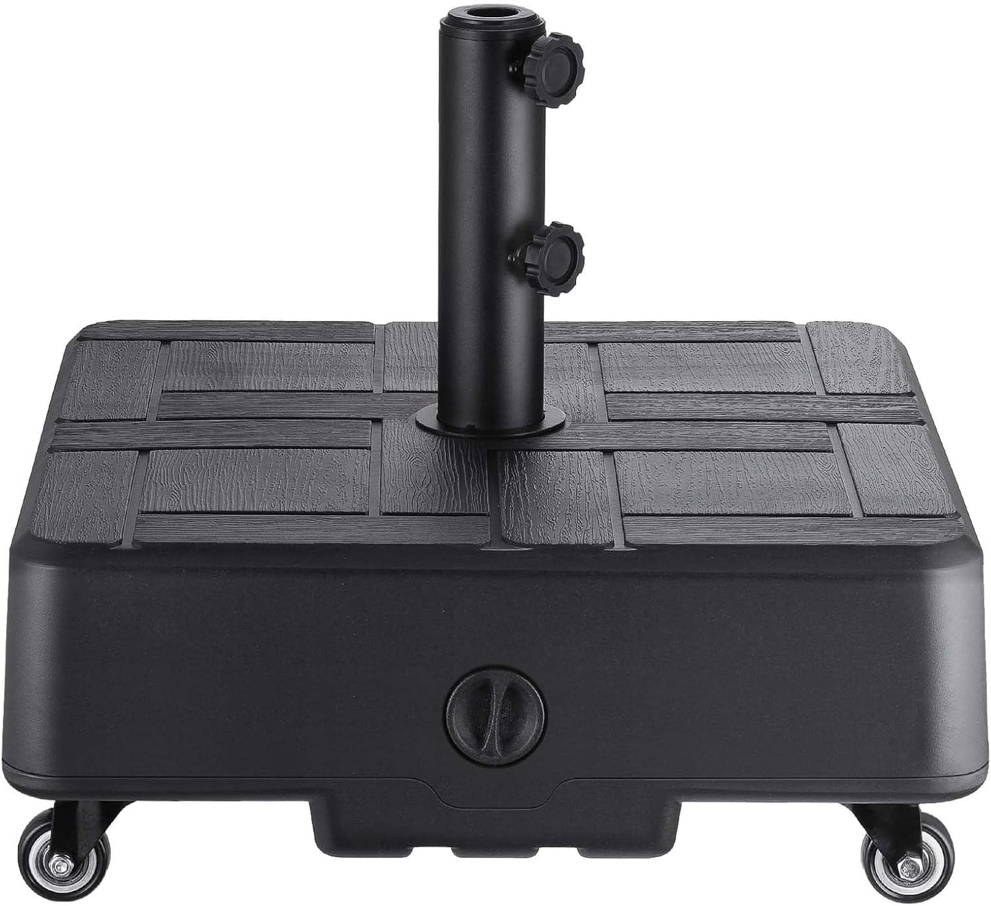 HOMSHADE 84lbs Patio Umbrella Stand with Wheels for Stability