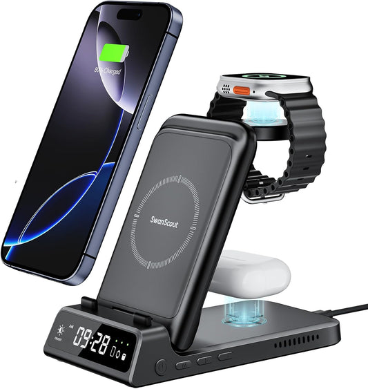Fast Wireless iPhone Charger, SwanScout 703A