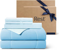 Rest Evercool+ Cooling Comforter Set King Size Light Blue - Ultra Cool