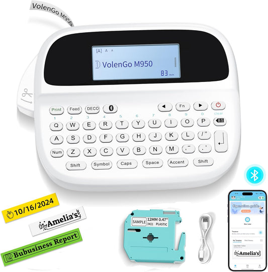 VolenGo Portable Label Maker: Inkless & Rechargeable!