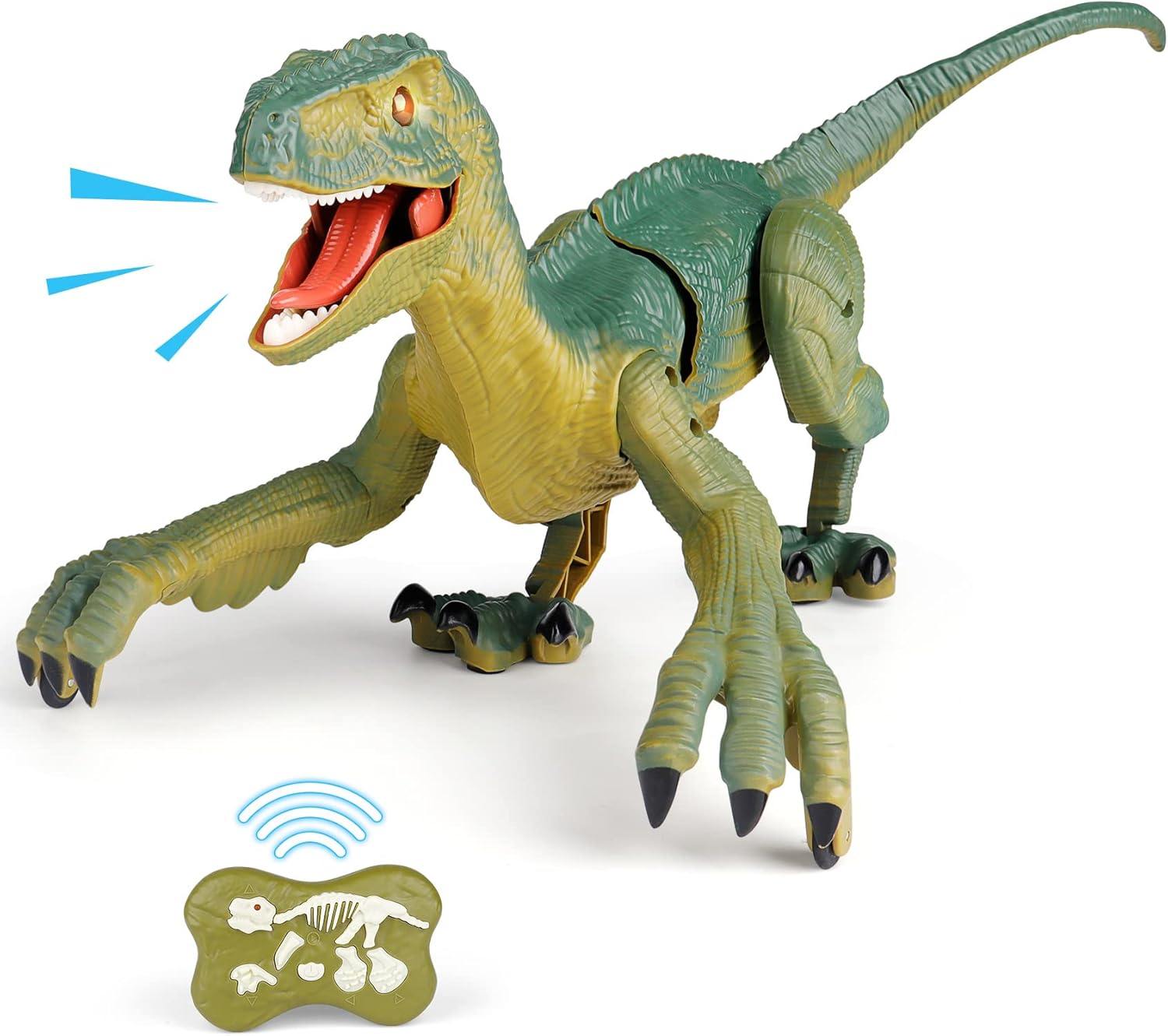 VERTOY Remote Control Dinosaur Toys for Kids - Velociraptor Fun
