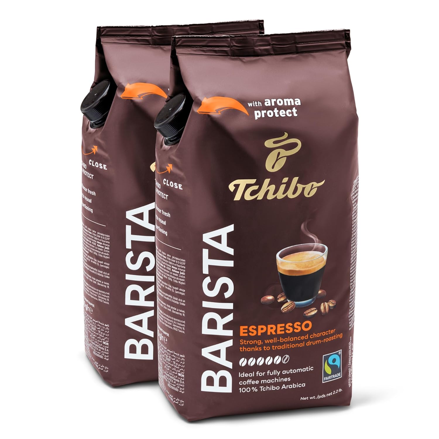 Tchibo Whole Bean Coffee Barista Espresso Dark Roast Review