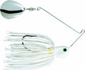 Strike King Potbelly Spinnerbait - White, 0.089 oz - Irresistible Spinner for Big Catches!